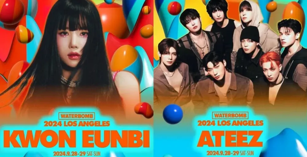 ATEEZ та Kwon Eun Bi стали першими підтвердженими артистами для майбутнього фестивалю 'WATERBOMB LA'